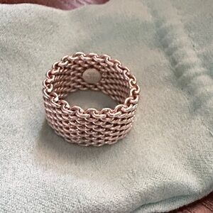 Tiffany & Co. Silver Mesh Ring